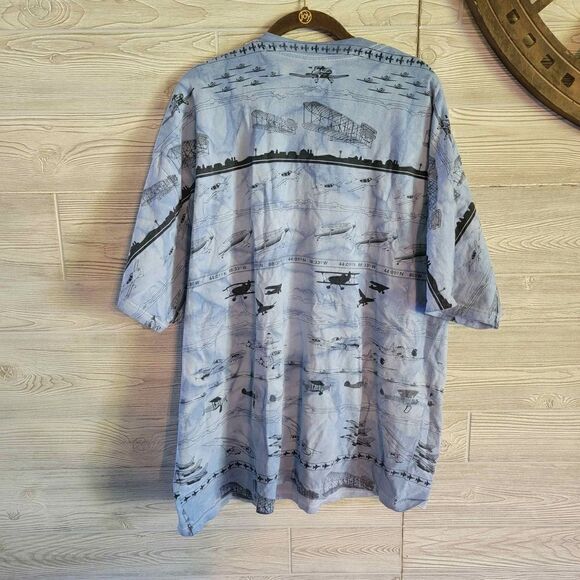 Vintage Wright Brothers Oshkosh WI SZ XXL Airplanes Aviation - Picture 5 of 5